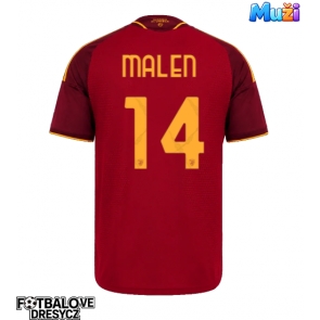 AS Roma Donyell Malen #14 Domácí Dres 2026-27 Krátký Rukáv